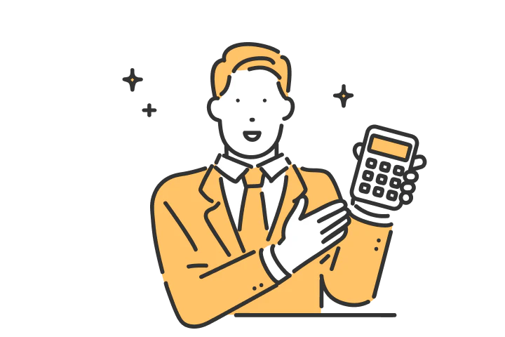 慢性的な資金繰り改善を表すイラスト