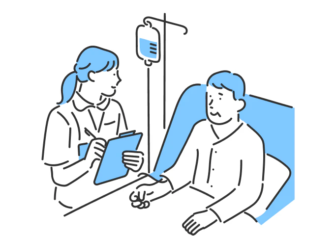 診療の質向上を実現することを表すイラスト